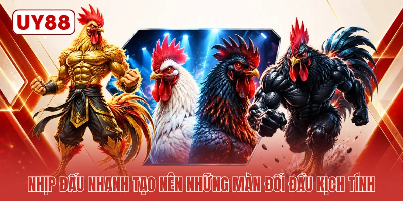 Nhịp đấu nhanh tạo nên những màn đối đầu kịch tính Nhịp đấu nhanh tạo nên những màn đối đầu kịch tính