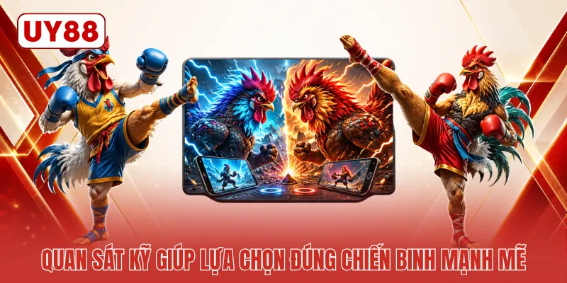 Quan sát kỹ giúp lựa chọn đúng chiến binh mạnh mẽ Quan sát kỹ giúp lựa chọn đúng chiến binh mạnh mẽ